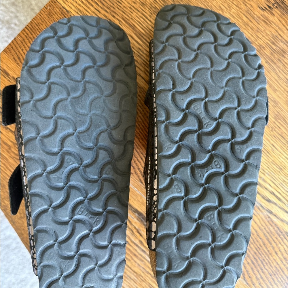 Birkenstock Metallic Double-Strap Sandals - Picture 3 of 4